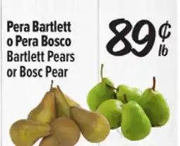 El Super Bartlett Pears or Bosc Pear offer