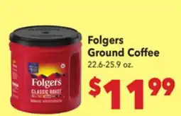 Vallarta Supermarkets Folgers Ground Coffee offer