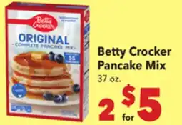 Vallarta Supermarkets Betty Crocker Pancake Mix offer