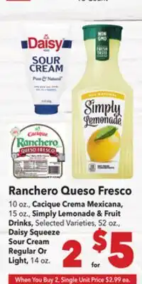 Vallarta Supermarkets Ranchero Queso Fresco offer