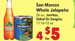 Vallarta Supermarkets San Marcos Whole Jalapeño offer
