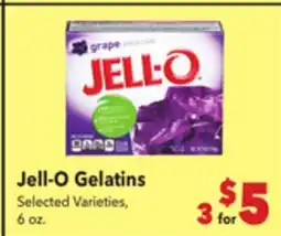 Vallarta Supermarkets Jell-O Gelatins offer