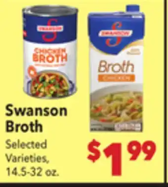 Vallarta Supermarkets Swanson Broth offer