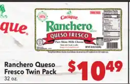 Vallarta Supermarkets Ranchero Queso Fresco Twin Pack offer