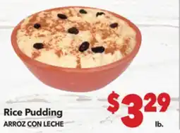 Vallarta Supermarkets Rice Pudding / ARROZ CON LECHE offer