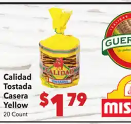 Vallarta Supermarkets Calidad Tostada Casera offer
