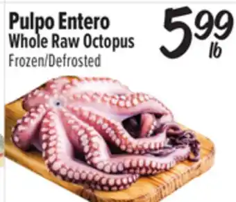 El Super Whole Raw Octopus offer