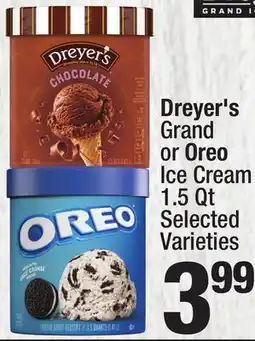 Super King Markets Dreyer's Grand or Oreo Ice Cream offer