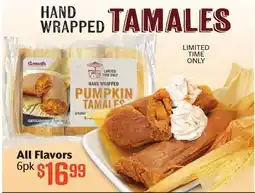 Vallarta Supermarkets HAND WRAPPED TAMALES offer