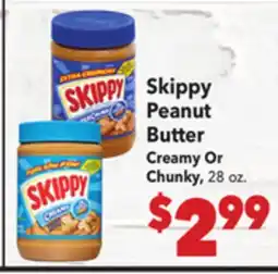 Vallarta Supermarkets Skippy Peanut Butter offer