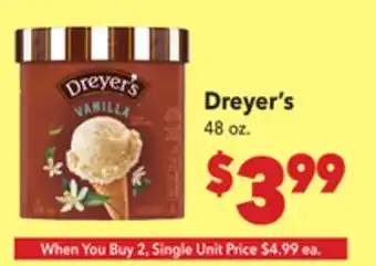 Vallarta Supermarkets Dreyer's offer