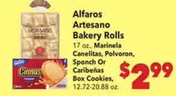 Vallarta Supermarkets Alfaros Artesano Bakery Rolls offer