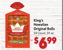 Vallarta Supermarkets King's Hawaiian Original Rolls offer