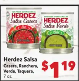 Vallarta Supermarkets Herdez Salsa offer