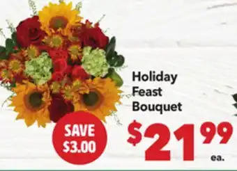 Vallarta Supermarkets Holiday Feast Bouquet offer