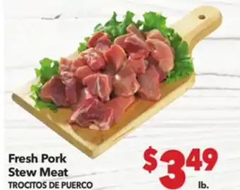 Vallarta Supermarkets Fresh Pork Stew Meat / TROCITOS DE PUERCO offer