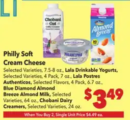 Vallarta Supermarkets Philly Soft Cream Cheese offer