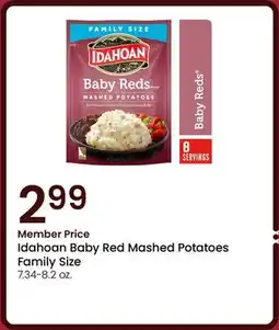 Albertsons Idahoan Baby Red Mashed Potatoes Family Size offer