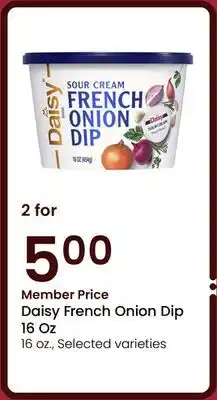 Albertsons Daisy French Onion Dip 16 Oz offer