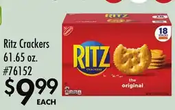 Smart & Final Ritz Crackers offer