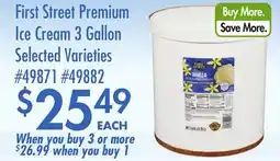 Smart & Final First Street Premium Ice Cream offer