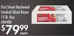 Smart & Final First Street Hardwood Smoked Sliced Bacon offer