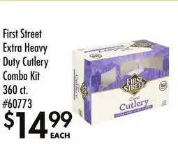 Smart & Final First Street Extra Heavy Duty Cutlery Combo Kit offer