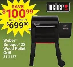 Ace Hardware Weber Smoque 22 Wood Pellet Grill offer