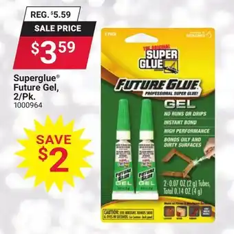 Ace Hardware Superglue Future Gel, 2/Pk offer