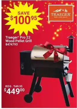 Ace Hardware Traeger Pro 22 Wood Pellet Grill offer