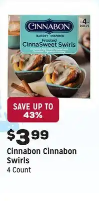 Grocery Outlet Cinnabon Swirls offer