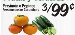El Super Fresh Persimmons or Cucumbers offer