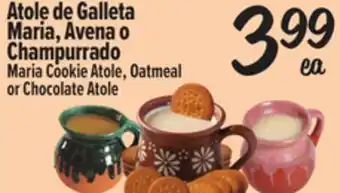El Super Fresh Maria Cookie Atole, Oatmeal or Chocolate Atole offer