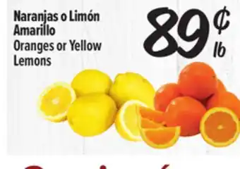 El Super Fresh Oranges or Yellow Lemons offer