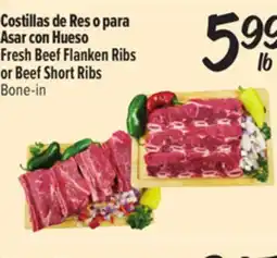 El Super Fresh Fresh Beef Flanken Ribs or Beef Short Ribs offer
