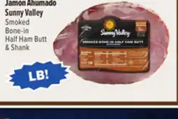 El Super Fresh Sunny Valley Smoked Bone-in Half Ham Butt & Shank offer