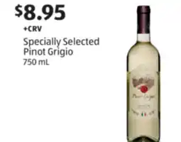 Aldi Specially Selected Pinot Grigio offer