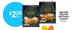 Aldi Specially Selected Puff Pastry Crackers offer