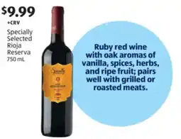 Aldi Specially Selected Rioja Reserva offer