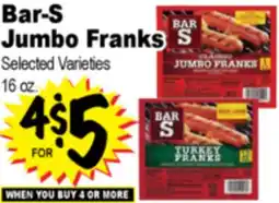 Superior Grocers Bar-S Jumbo Franks offer