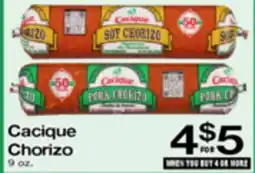 Superior Grocers Cacique Chorizo offer