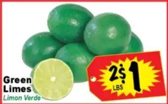 Superior Grocers Green Limes offer