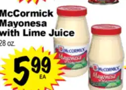 Superior Grocers McCormick Mayonesa with Lime Juice offer