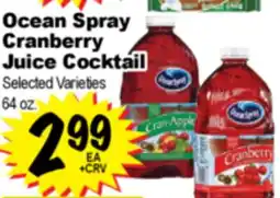 Superior Grocers Ocean Spray Cranberry Juice Cocktail offer