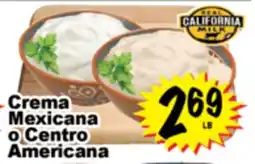 Superior Grocers Crema Mexicana o Centro Americana offer