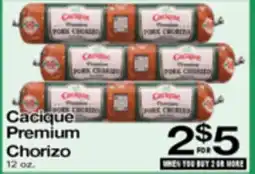 Superior Grocers Cacique Premium Chorizo offer