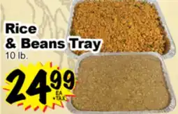 Superior Grocers Rice & Beans Tray offer