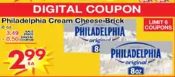 Superior Grocers Philadelphia Cream Cheese Brick offer