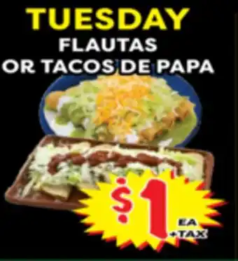 Superior Grocers FLAUTAS OR TACOS DE PAPA offer