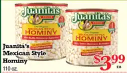 Superior Grocers Juanita's Mexican Style Hominy offer
